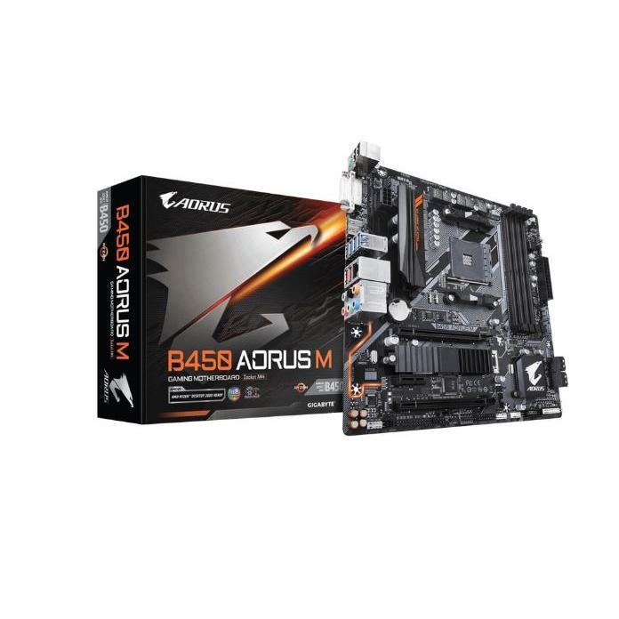 GIGABYTE B450 AORUS M - Placa Base AMD AM4 Ryzen DDR4 Micro-ATX