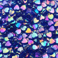 100pcs Bolas De Acrílico Corazón AB Color Transparentes 8mm Para Fabricación De Joyas Collares Pulseras Accesorios DIY - details 10