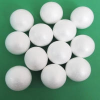 10Pcs Bola De Espuma Blanca Redonda De 80mm Para Modelado Ideal Para Adornos De Árbol De Navidad Y Decoraciones - details 3