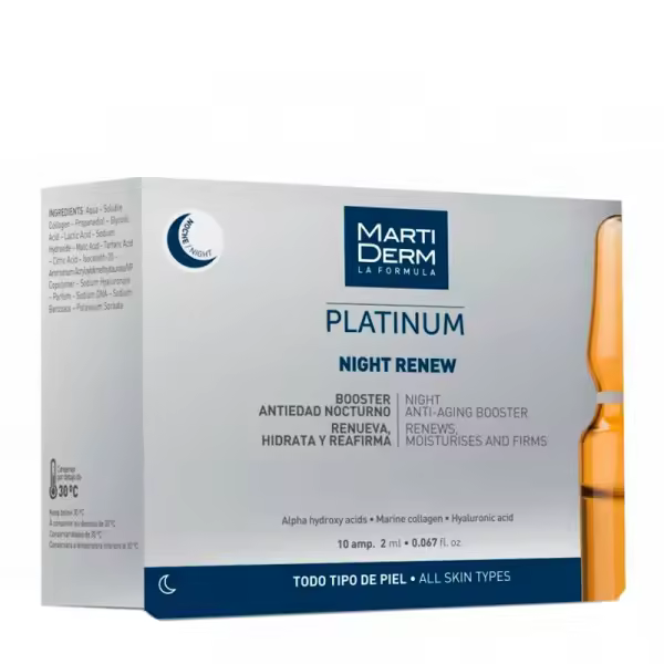 Martiderm Platinum Night Renew - Fórmula Regeneradora y Reafirmante Nocturna - 1