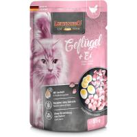 Leonardo Bolsas [16x85g Pollo + Huevo] | Alimento húmedo sin Cereales para Gatos | Alimento Completo en prácticas raciones Individuales - details 1