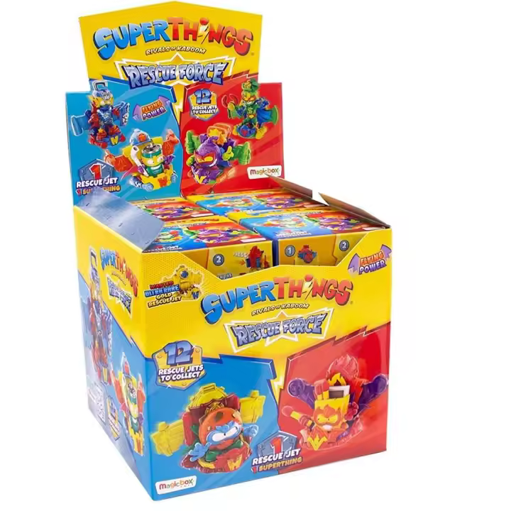 Superthings Serie Rescue Force – Cajita de Vehículos Rescue Jets Con Figura - 1