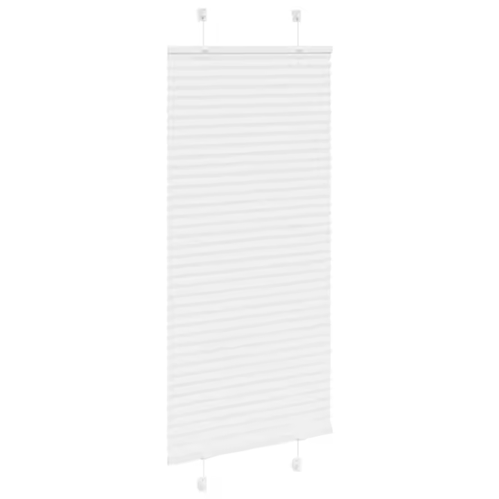 Estor Plisado blanco 55x100 cm Tela Ancho 54,4 cm Poliéster - 1