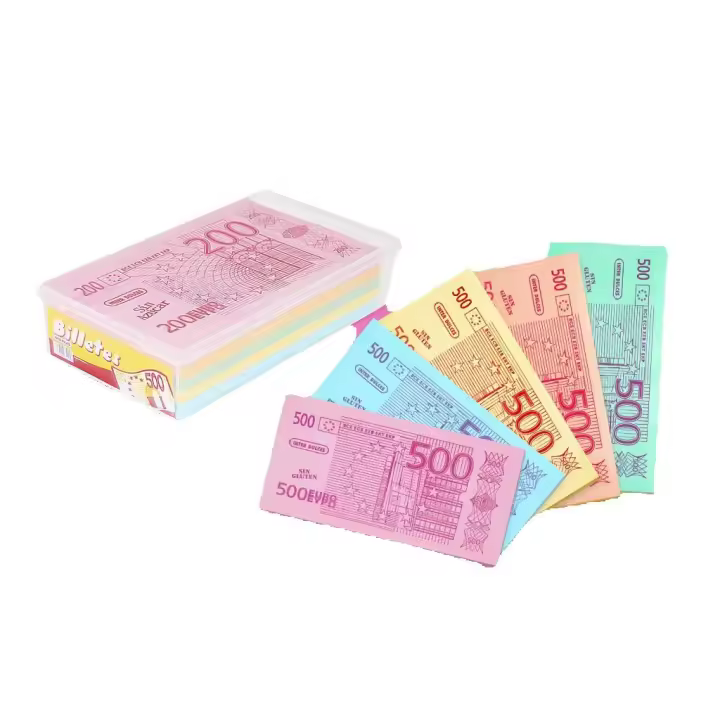 Interdulces - Billetes dulces y comestibles tamaño grande- Oblea surtido - 150 unidades - 1
