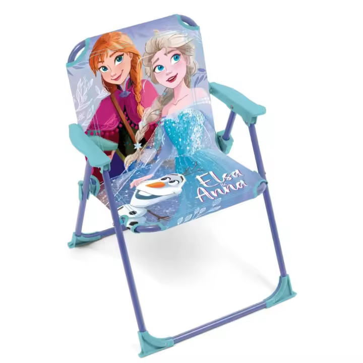 ARDITEX- Silla Plegable con Brazos de 38x32x53cm de dibujos animados Disney Frozen, Pepa Pig, Patrulla Canina, Lilo Stitch, Mickey mouse, Minnie Mouse, Spiderman, Dragón Ball. Verano para playa, piscina, hogar, jardin, regalo de verano, cumpleaños - 1