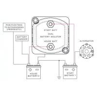 Relé Sensible a La Voltaje VSR 12V 110Amp Para Camper Car RV Yacht Steamer Isolador De Batería Doble Inteligente 2 Baterías - details 0