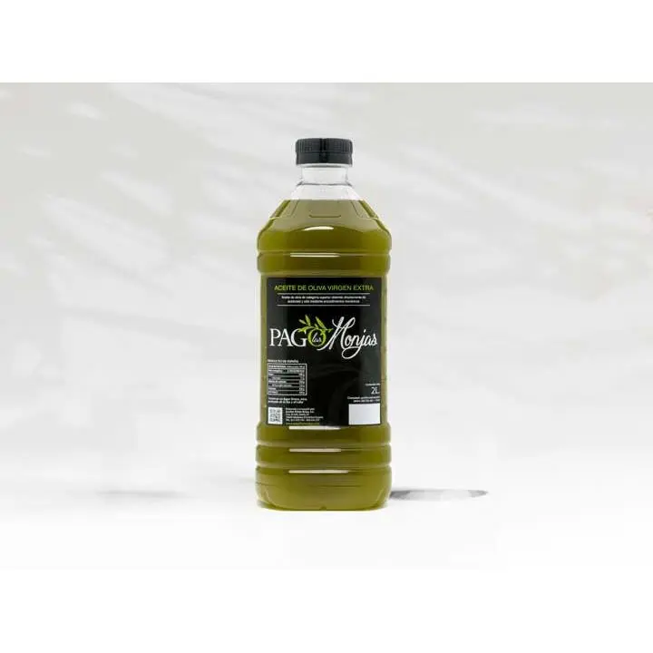 Aceite de Oliva Virgen Extra SIN FILTRAR Pago Las Monjas 2L - AOVE de la Sierra de Montoro, Sabor Único - Ideal para Ensaladas, Carne, Pescado y Queso Manchego - 1