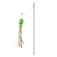 Juguete Interactivo Para Gatos Fashion Cat Wand Toy Palillo De Madera Natural Telescopio Elástico Para Gatos Internos Juguete De Moler Dientes - details 17