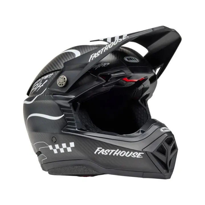 Casco BELL Moto-10 Spherical Mips - Fasthouse Raven Matte Black/White TALLA M - 1
