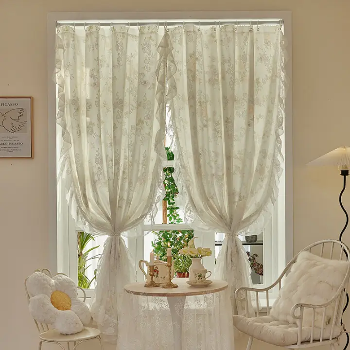 Gasa Blanca - Paneles de Ventana Macizos - 134 Cm X 240 Cm - 1