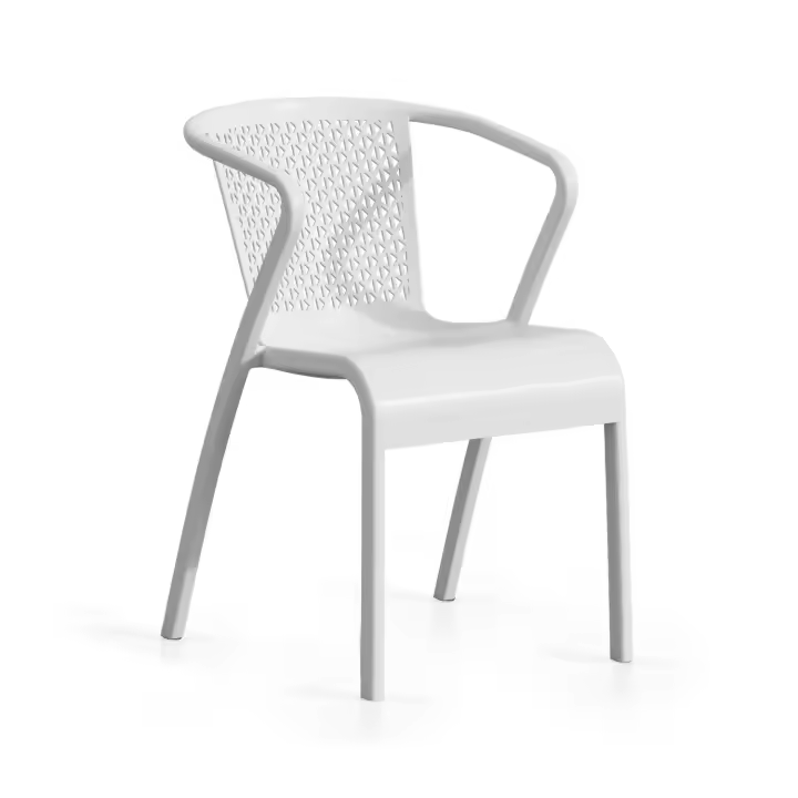 Sillón TUI, apilable,  polipropileno blanco* - 1
