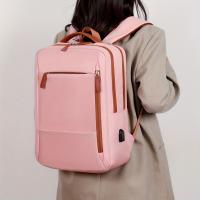 Bolsos,Mochila Ligera de Nailon para portáthil with compartimentor, mochila casual with Funda para chariot, Correas de hombro ajustables, cerre de Cremallera, forro de poliéster, para Viajes, desplantes Diarios y Negocios- - details 7