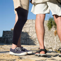 1Pcs Compresión Calentadores De Piernas Para Baloncesto Fútbol Ciclismo Muñequeras De Rodilla Y Calf Para Hombres Y Mujeres Protección UV De Sol - details 12