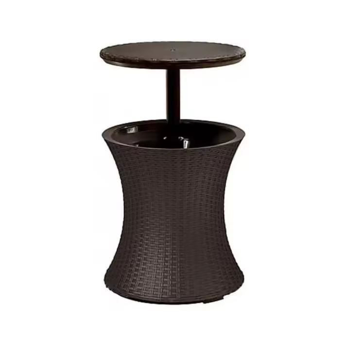 Mesa Nevera Modelo Pacific Rattan Cool Bar Marrón - 1