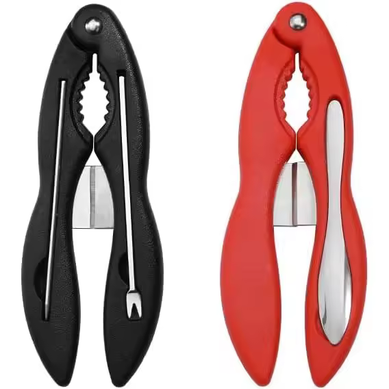 Herramientas para marcos, Cascanueces, desgranador de Languas, Ministros para Fiesta de Marcos, accesorios para Cangrejos de Río, Rojo y Negro - 1