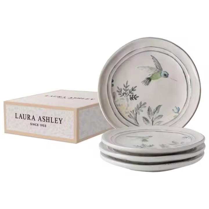 Conjunto de 4 platos cerámicos Belvedere de Laura Ashley - 1