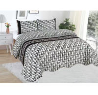 Colcha boutí + 2 fundas de almohada , Estampada para Primavera, Verano, otoño e Invierno. 100% Microfibra 90cmx 135cmx150xcm - details 5