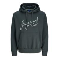 Jack & Jones hombre Sudadera con capucha y bolso Frontal Serie Originals Logo estampado capucha ajustable Muy suave y cálida Otoño Invierno REF 281990 - details 5