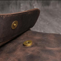 Bolso cruzado de piel auténtica para hombre, bandolera de hombro de piel de vaca de 7,9 pulgadas para iPad - details 8