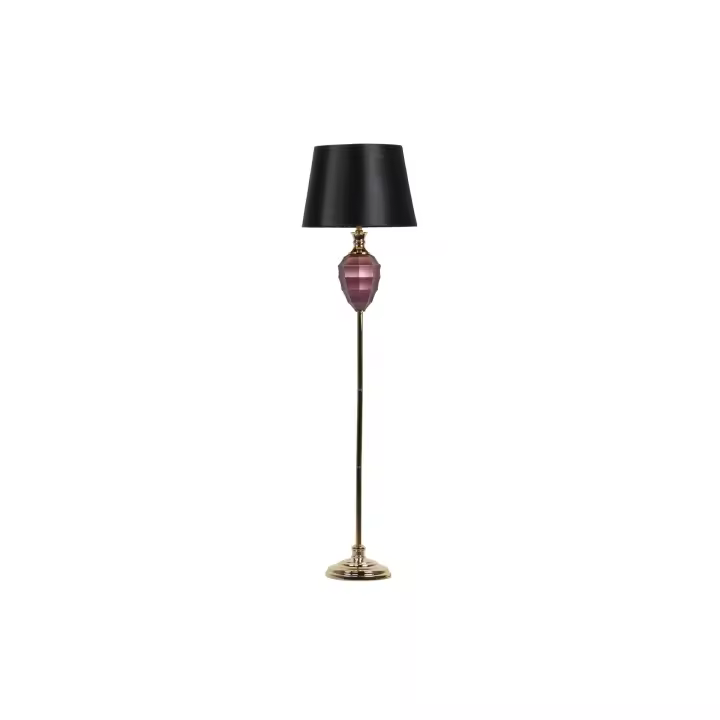 Adda Home Lámpara de Suelo Cristal Gemstone 40,5x40,5x165 Cm - Estilo y Funcionalidad - 1