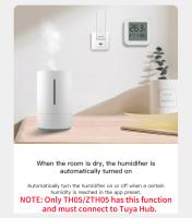 Sensor De Temperatura Y Humedad Tuya Mini Con Pantalla LCD Compatible Con APP Bluetooth Control Remoto Termómetro Y Higrómetro - details 12