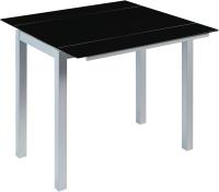 Mesa de Cocina Extensible en Cristal Templado Negro - Modelo Londres - Medidas 95 x 55/95 x 95 cm - Marca Momma Home - details 2