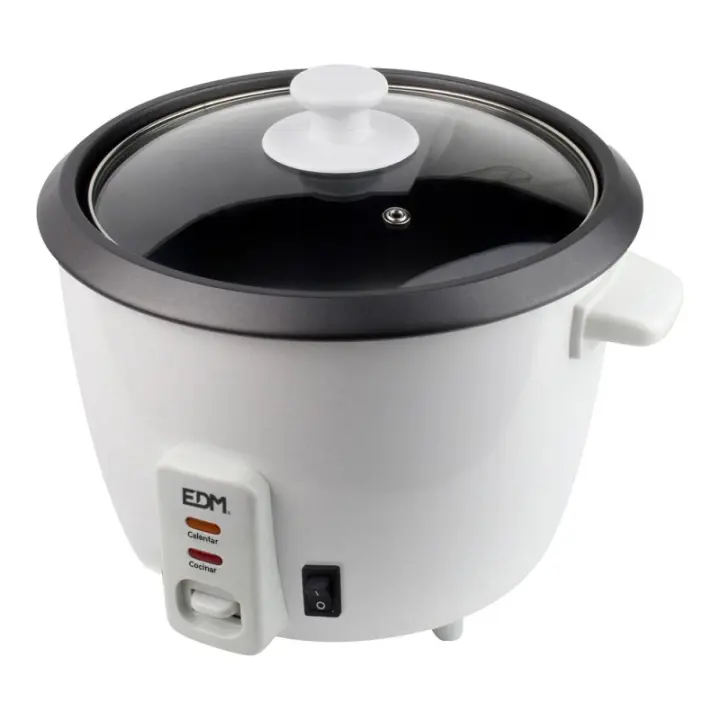 Olla Arrocera EDM Eléctrica 400W 1L 07789 con Vaso/Espátula - 1