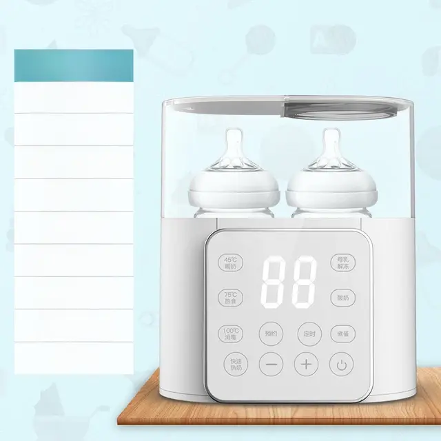 Calentador rápido multifunción para biberones, accesorios para bebés, calentador de alimentos para leche, esterilizador con Control preciso de temperatura - 1