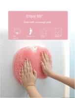 Cepillo De Baño Multifuncional Con Masajeador De Espalda Antideslizante Y Sucker Para Pies Material Duradero Para Limpieza Del Baño - details 0