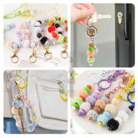 57pcs/Bag Bolas Redondas De Terciopelo Para DIY Hebillas Para Pulseras Collares Y Pendientes Set De Perlas Para Fabricación De Joyas - details 5
