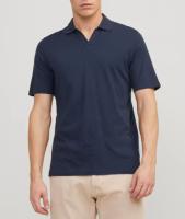 JACK & JONES Polo liso para hombre | 12246712 Crockery - details 2