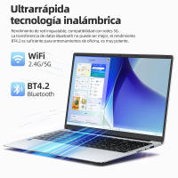 VANWIN IPS de 15,6 pulgadas 1920x1080, Procesador Intel Celeron n4000, 8GB RAM, 256GB SSD, WiFi5, Bluetooth 4,2, Teclado retroiluminado, Windows 11 Pro, 160 ° sleep/wake, tipo C, HDMI, USB 3,0*2 con Teclado en Español. - details 0