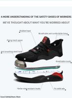 Zapatos De Seguridad Para Hombre Botas De Trabajo Con Punta De Acero Antipinchazos Ligeros Como Zapatillas Botas De Construcción - details 5
