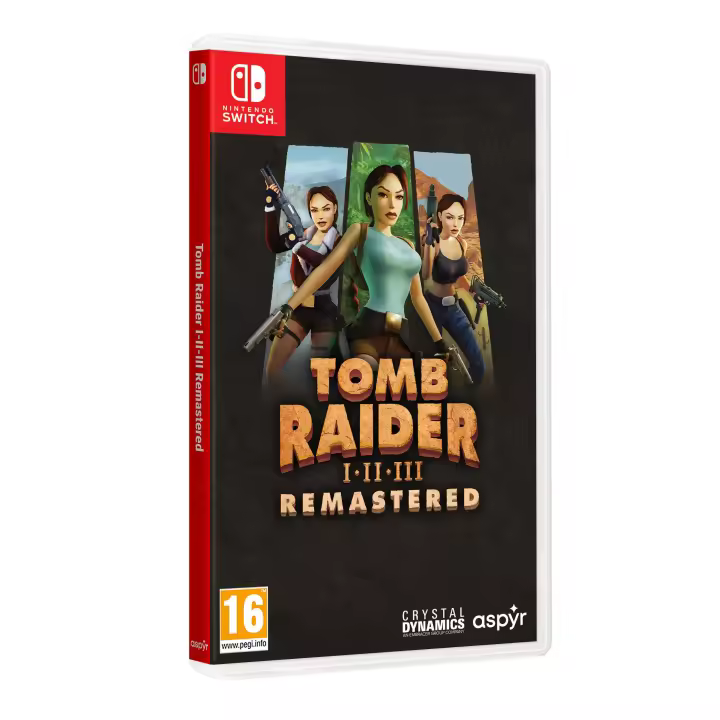 Tomb Raider I-III Remastered Starring Lara Croft - Switch - Nuevo Precintado - PAL España - 1