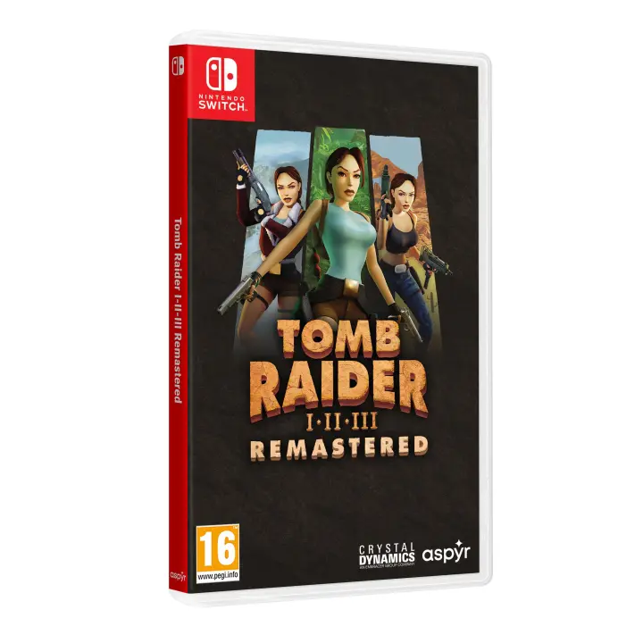 Tomb Raider I-III Remastered Starring Lara Croft - Switch - Nuevo Precintado - PAL España - 1