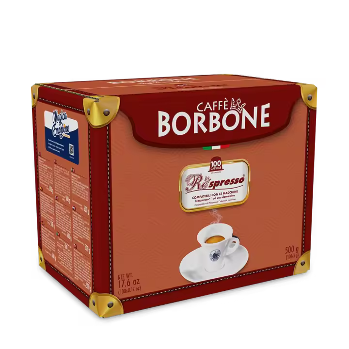 Café Borbone Blue Blend Respresso Capsulas Compatibles con Nespresso - 100 Cápsulas - Qumir - 1