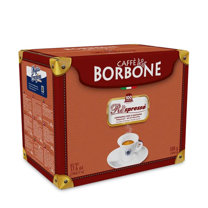 Café Borbone Blue Blend Respresso Capsulas Compatibles con Nespresso - 100 Cápsulas - Qumir - 1