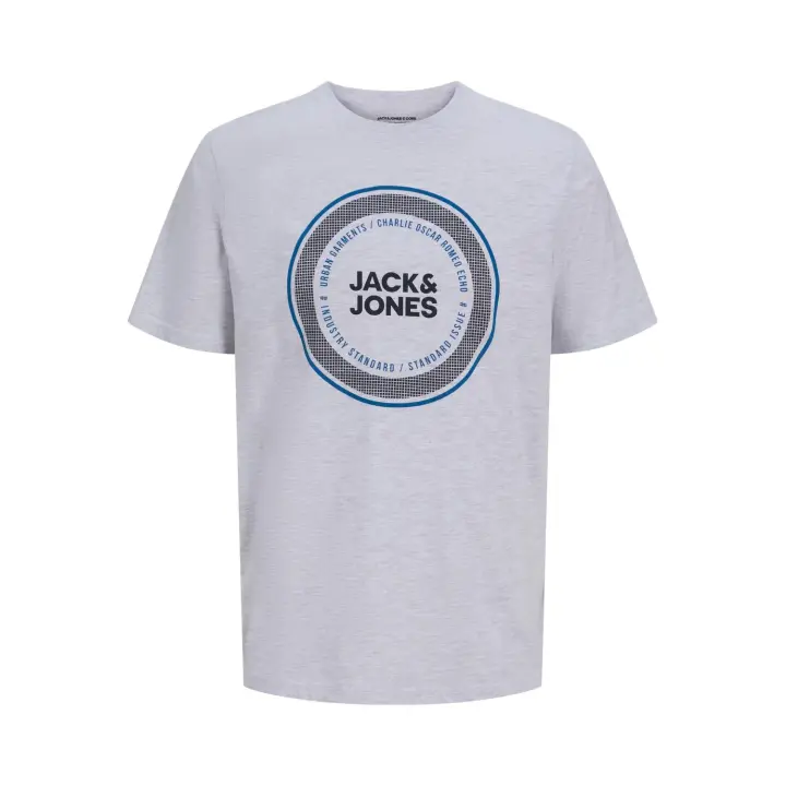 Jack & Jones Hombre Camiseta de Algodón Serie CORE Logo estampado Primavera Verano , muy suave REF 158266 - 1