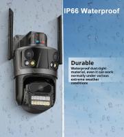 Cámara De Seguridad IP 8K 16MP WiFi Con Zoom De 8X Y Cuatro Lentes Exterior PTZ Auto Tracking Protección Inteligente CCTV - details 10