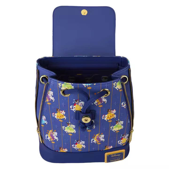 Mochila Carousel Princesas Disney Loungefly 26cm - 1