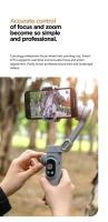 Estabilizador Mano De 3 Ejes Con Cargador Inalámbrico Pantalla LED Rueda De Enfoque Para Smartphones iOS Y Android VIKEFON Smart X pro - details 5