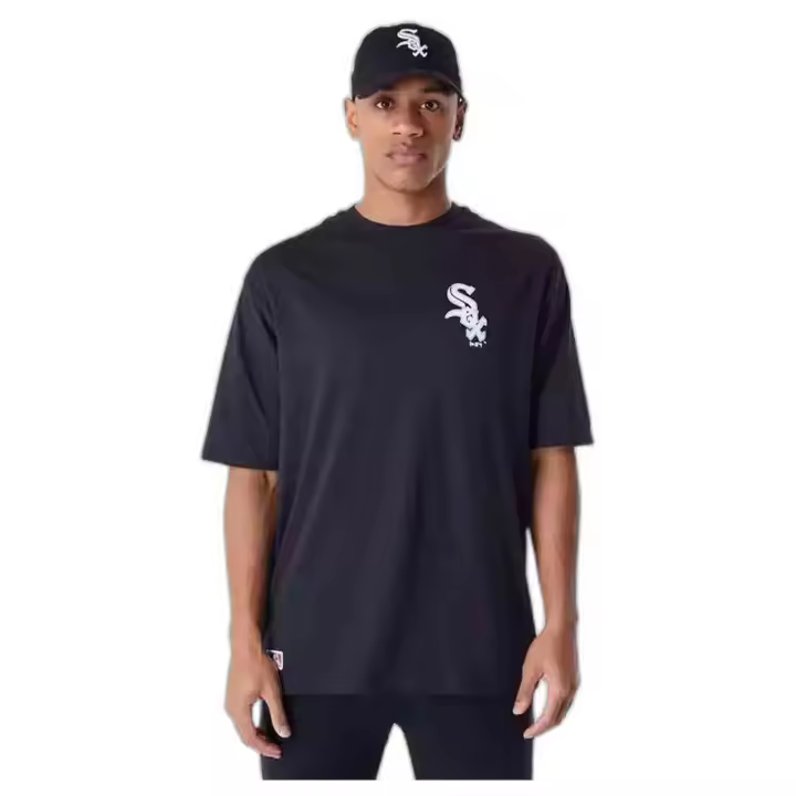 Camiseta de Manga Corta New Era  para hombre en color negro - 1
