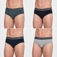 Don Algodon | Pack 6 Calzoncillos Slips para Hombre | Calidad y Suavidad Excepcionales | 3 Slips Negros, 1 Marino, 1 Verde, 1 Gris | Tejido Algodón-elastano - details 0
