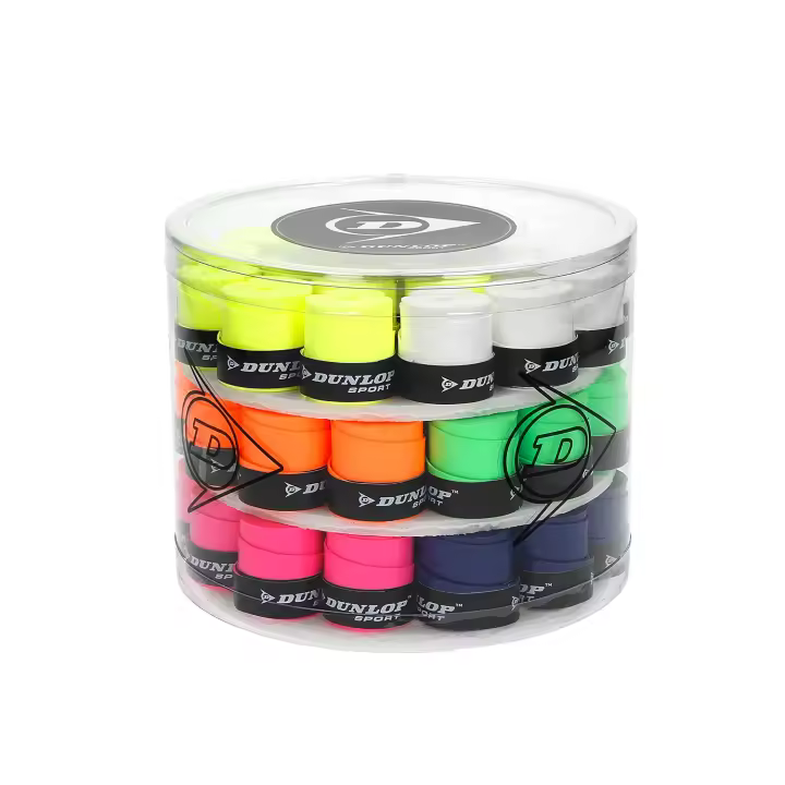 Overgrips Dunlop Pro Colores |   Tambor 60 Unidades o Packs (5/15/20/30/45) |   Agarre y Durabilidad Pádel - 1