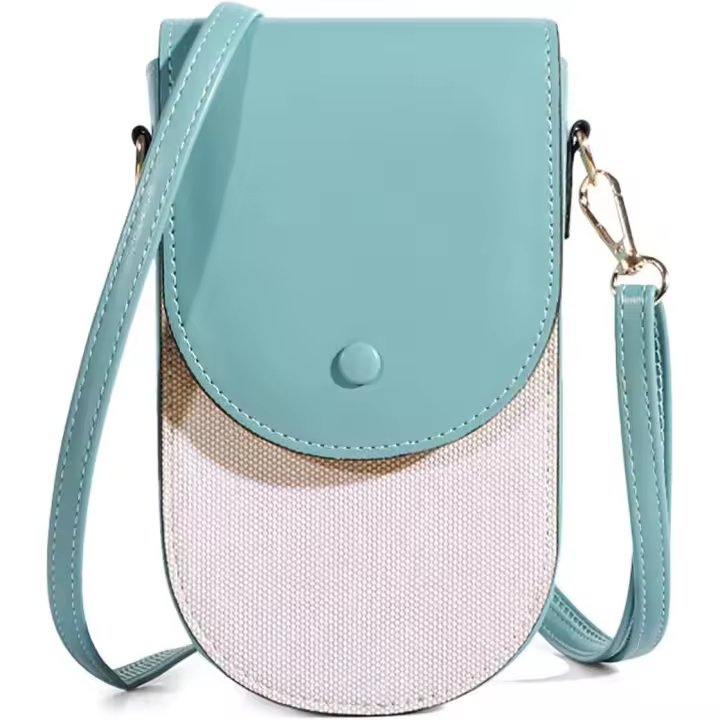 Bolsos pequeños tipo bandolera para teléfono, lindo bolso tipo bandolera vertical para teléfono, lindo monedero para teléfono para mujer - 1