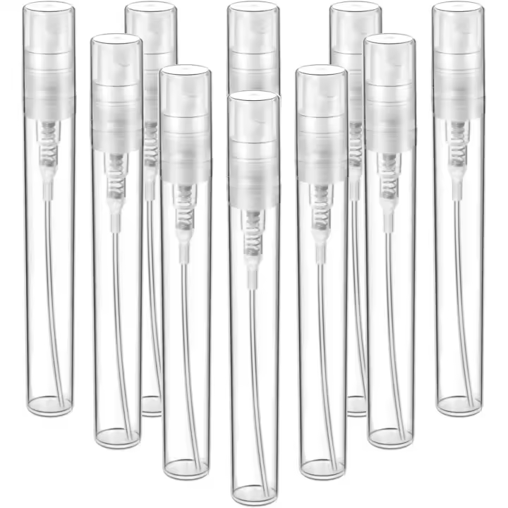 KINEPHARMA | Botellitas Pequeñas para Rellenar | Pack 10 uds de 5 ml | Frascos de Cristal - 1