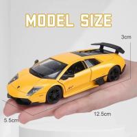Modelo De Coche Dieciséisésimo Escala Lamborghini Murcielago Para Niños Juguetes De Colección Metal Sin Batería Regalo De Cumpleaños Para Boys - details 4