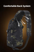 Bolsa De Pecho Táctica Para Camping Y Senderismo De Nylon Impermeable Para Hombres Bolsa Multifuncional De Deporte Al Aire Libre Con Sistema MOLLE - details 11