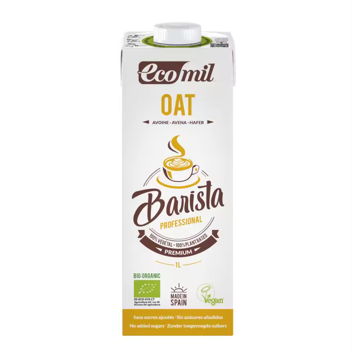 Ecomil Bebida De Avena Barista 1Lt 6Uds. Bio - 1