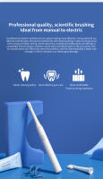 Cepillo De Dientes Eléctrico XIAOMI MIJIA T100 Ultrasonido Recargable USB Impermeable Con Modos De Limpieza Para Adultos - details 2